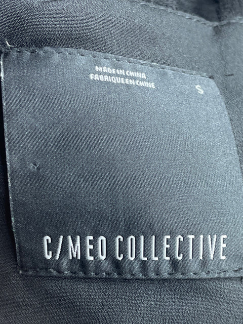 Romper C/Meo Collective Halter Tiras Negro-Talla S