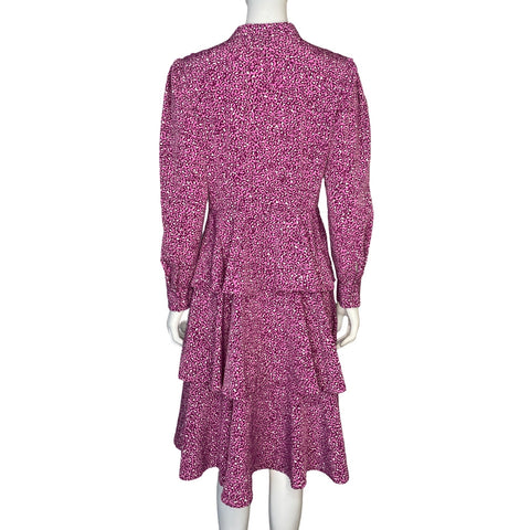 Vestido Who What Wear Animal Print Fucsia - Talla M
