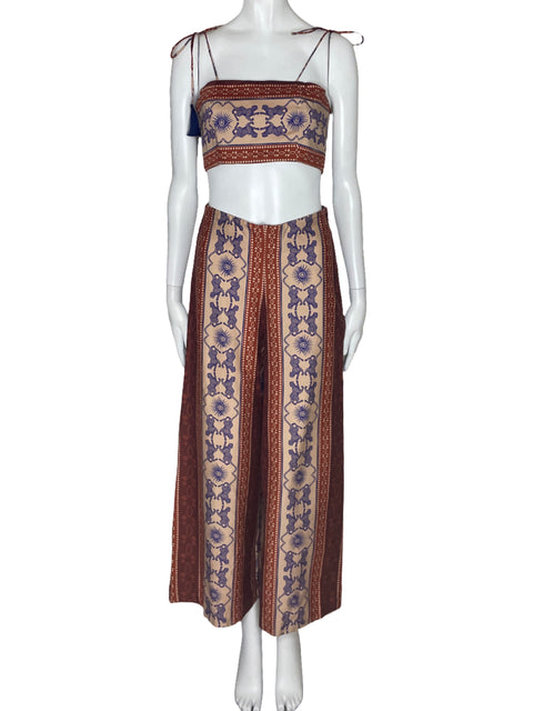 Set Eugenia Fernandez Estampado Rojo-Talla S