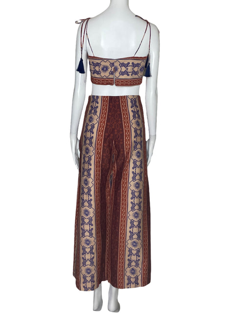 Set Eugenia Fernandez Estampado Rojo-Talla S