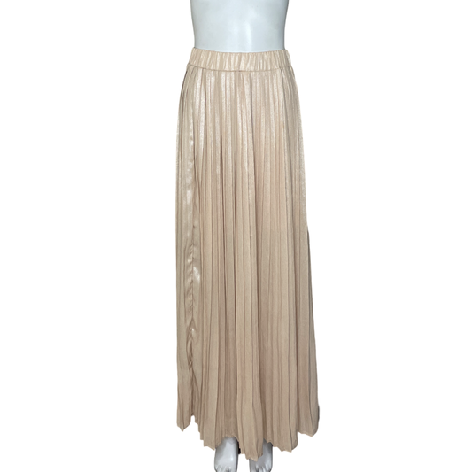 Falda ON TWELFTH Plisado Beige - Talla S