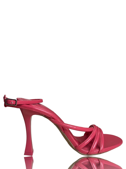 Calzado Zara Sandalia Cruzada Fucsia-Talla 37