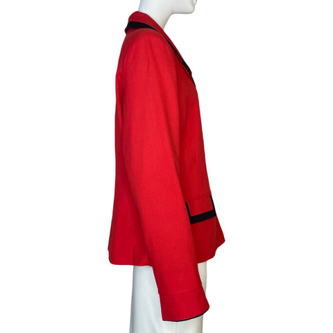 Blazer Executive Collection Bolsillos Rojo - Talla 14
