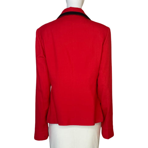 Blazer Executive Collection Bolsillos Rojo - Talla 14