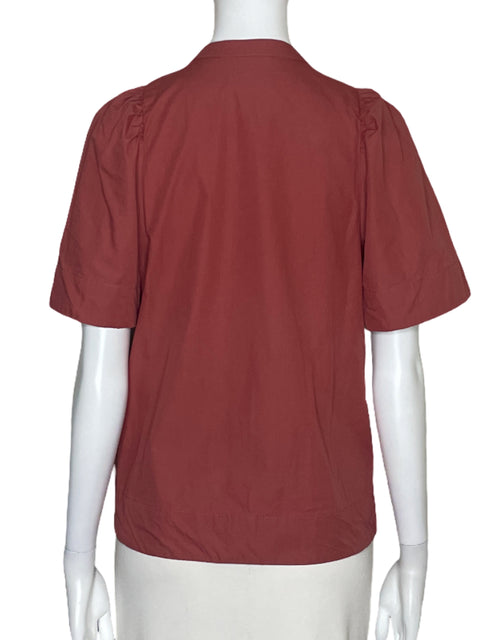 Blusa Maeve By Anthropologie Cuello V Rosado-Talla XS