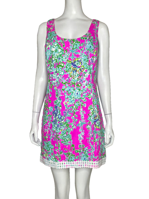 Vestido Lilly Pulitzer Estampado Azul-Talla 6
