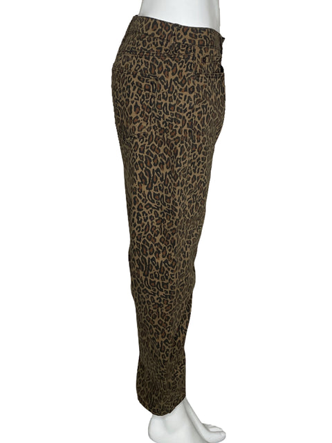 Pantalón Banana Republic Animal Print Denim Marrón-Talla 29