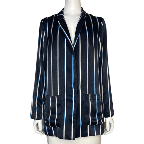 Blazer Worthington Líneas Azul - Talla M