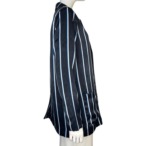 Blazer Worthington Líneas Azul - Talla M