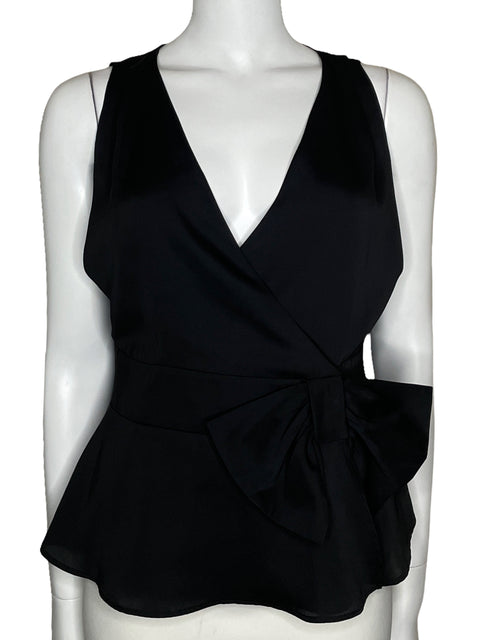 Top Zara Estilo Vest Negro-Talla M