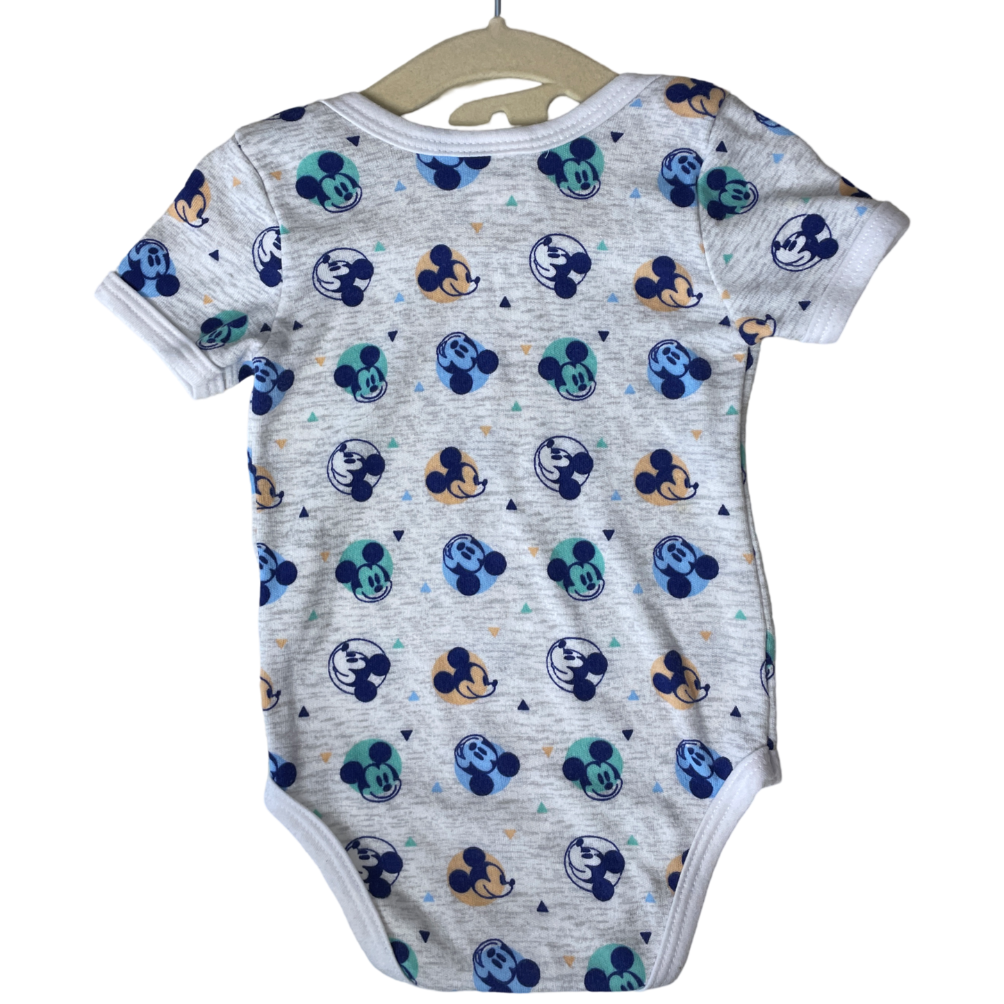 Body DisneyBaby Mickey Gris-Talla 6M