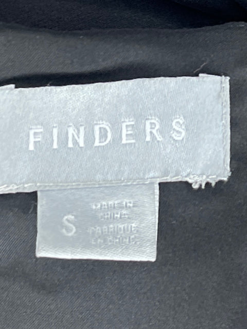 Blusa Finders Tiras Mangas Negro-Talla S