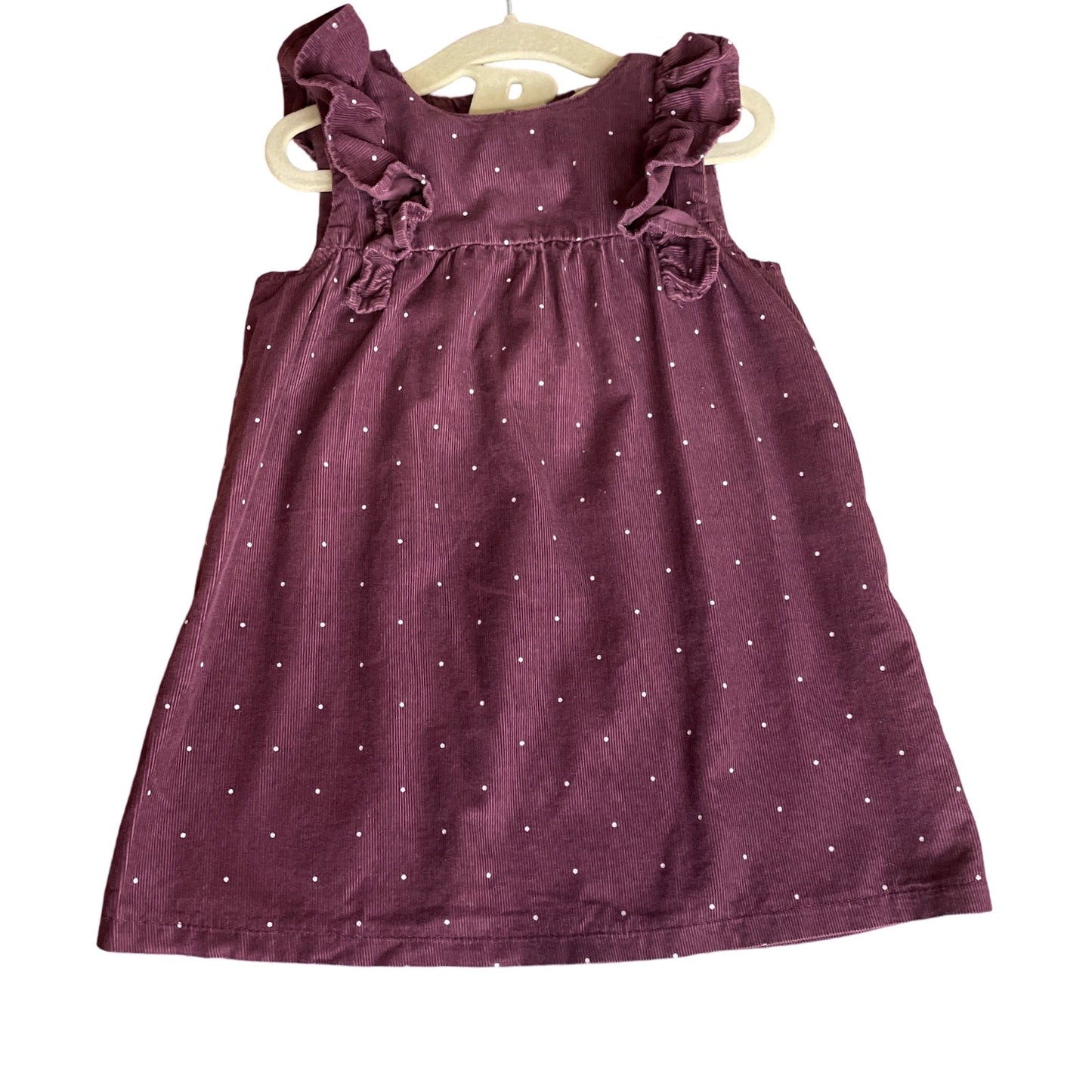 Vestido HM Puntos Rojo-Talla 12M