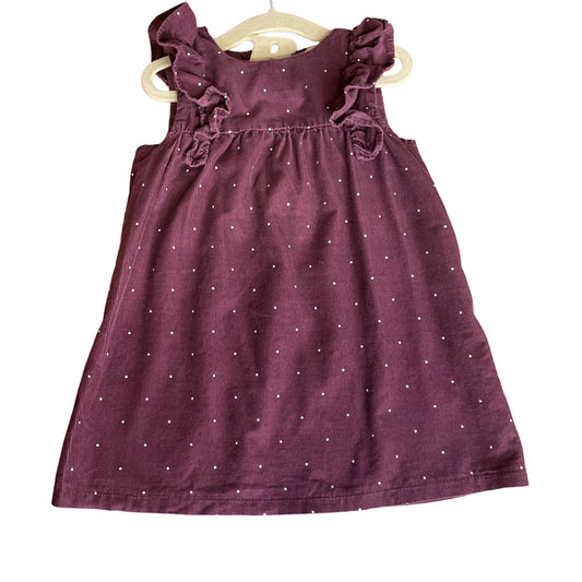 Vestido HM Puntos Rojo-Talla 12M