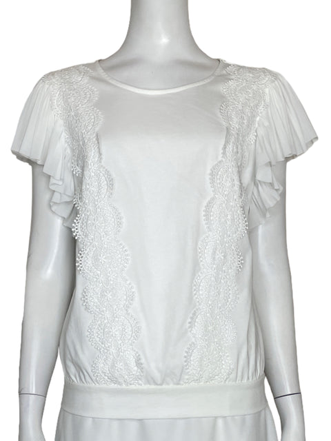 Blusa Marc New York Bordado Blanco-Talla S