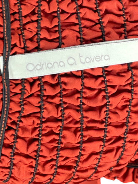 Blusa Adriana A. Tavera Strapless Naranjado-Talla M