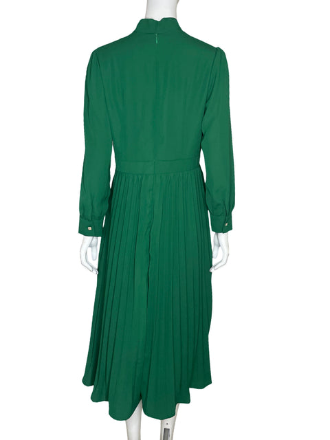 Vestido Keinmay Plisado Verde-Talla M