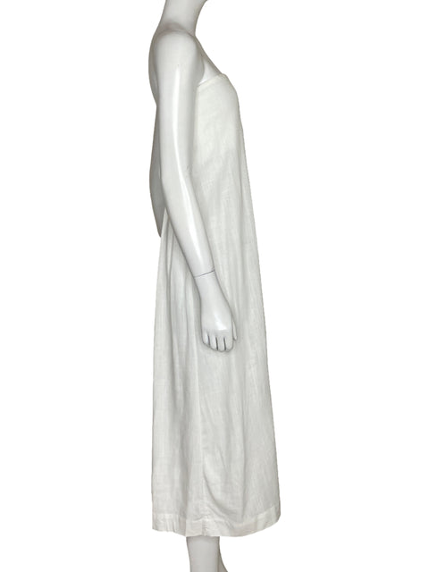 Vestido Zocca Strapless Blancoooo-Talla S