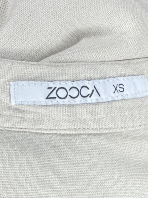 Blusa Zocca Mangas Cortas Beige-Talla XS