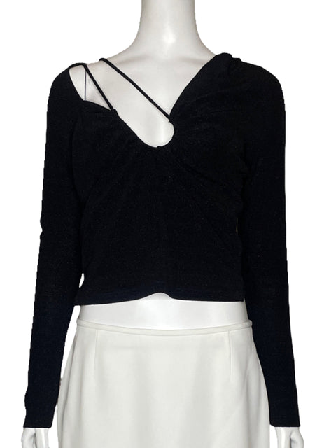 Top Suboo Metalizado Negro-Talla M