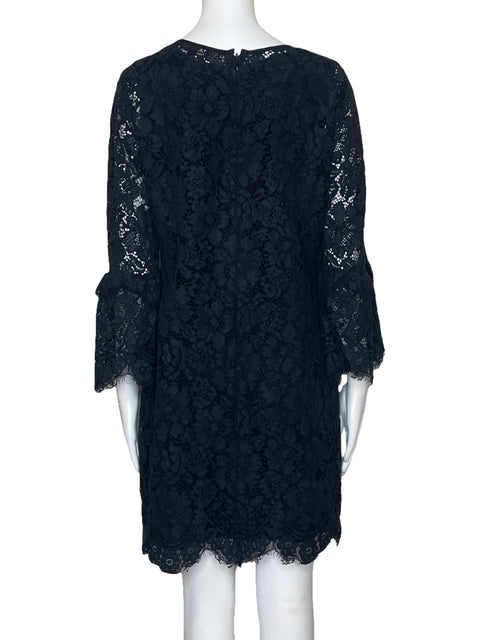 Vestido Banana Republic Midi Encaje Negro-Talla 6