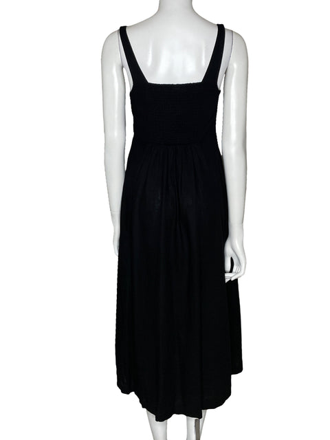 Vestido Old Navy Tirantes Midi Negro-Talla XS
