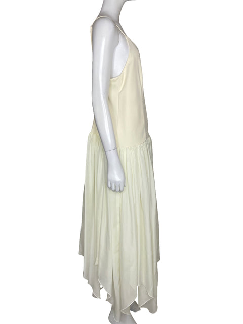 Vestido Tesoro TPS Plisado Beige-Talla M