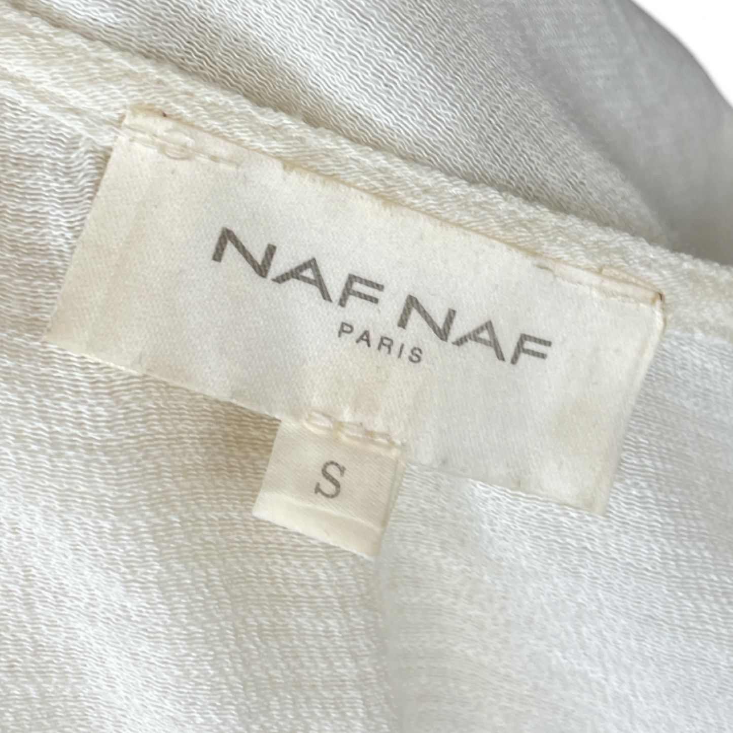 Camisa NAF NAF Botones Blanco - Talla S