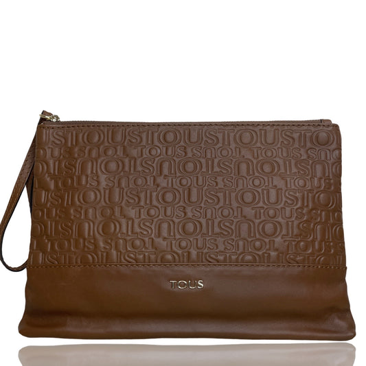 Bolso Tous Raquel De Mano Chocolate-Talla U