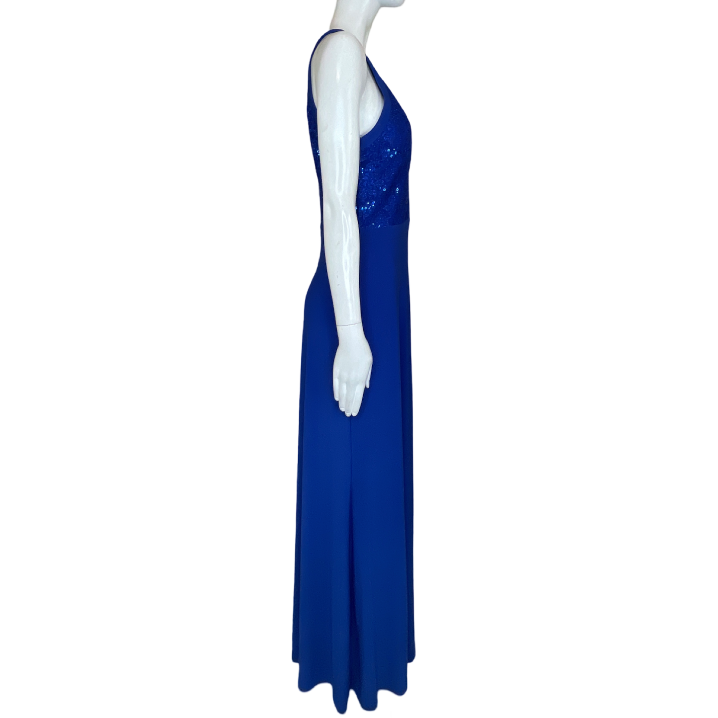 Vestido NIGHTWAY Brillante Sin Mangas Azul - Talla M