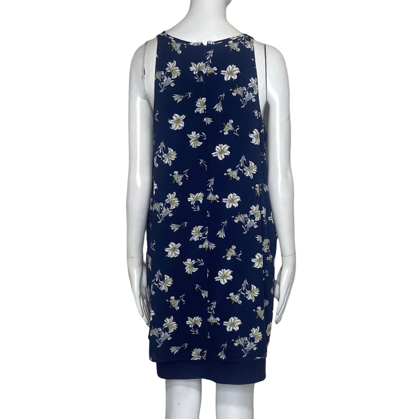 Vestido Carolina Belle Flores Azul-Talla M