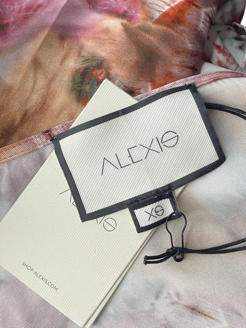 Vestido Alexis Lucine Crossbody Rosado-Talla XS