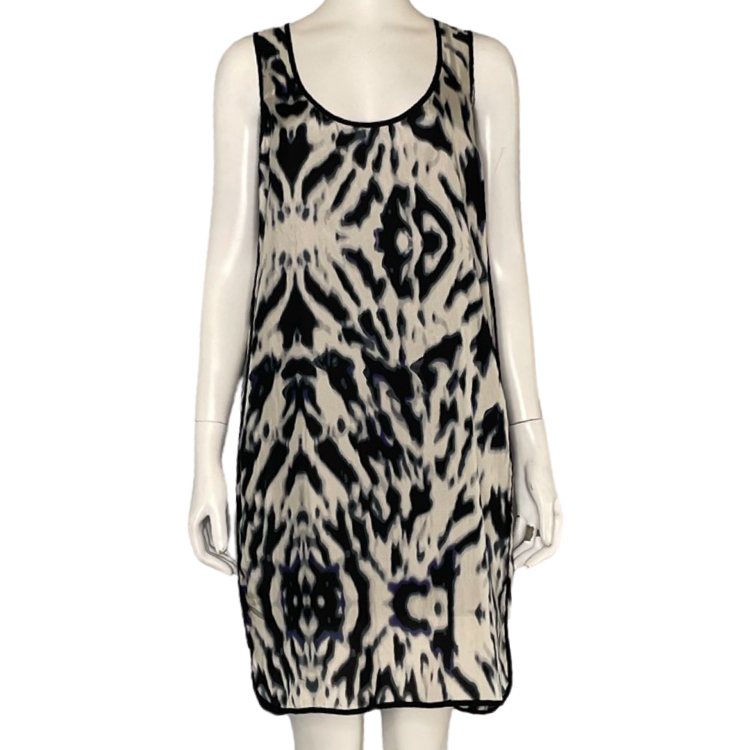 Vestido KennethCole Animal Atraction Plateado-Talla S