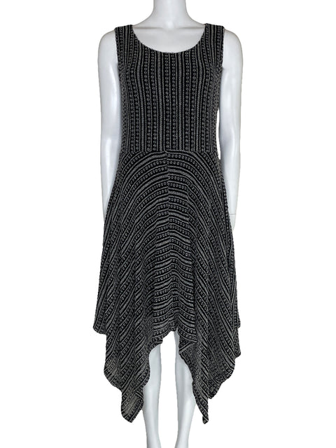 Vestido Chico's Asimétrico Negro-Talla 3