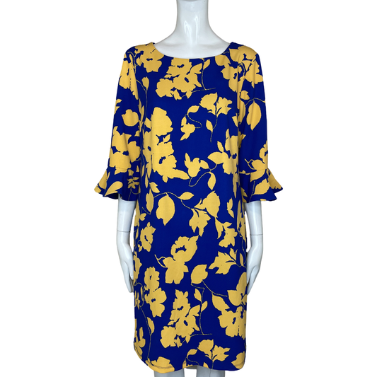 Vestido KASPER Floral Azul - Talla 6