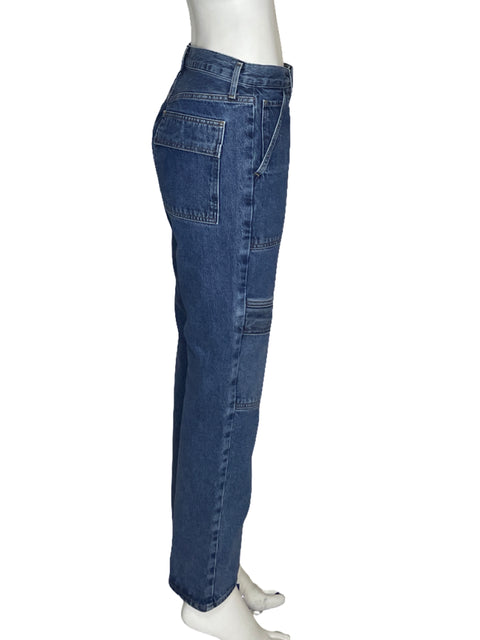 Pantalòn Agolde Cargo Jeans Azul-Talla 28