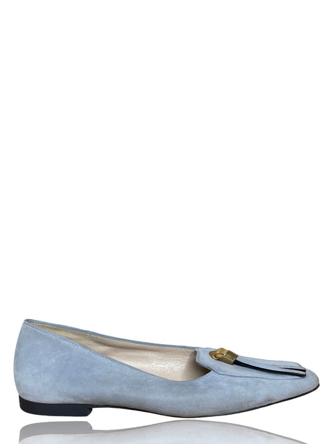 Calzado Stuart Weitzman Mocasines Azul-Talla 9