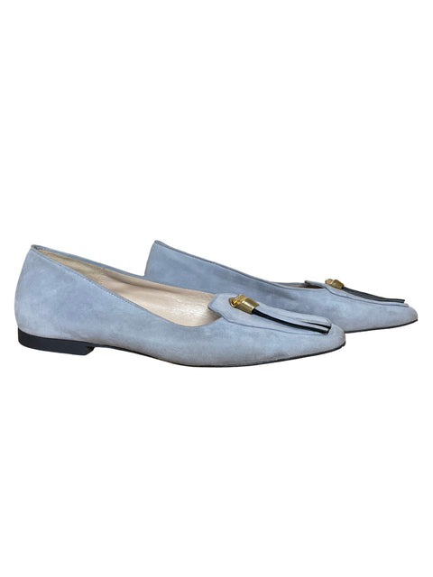 Calzado Stuart Weitzman Mocasines Azul-Talla 9