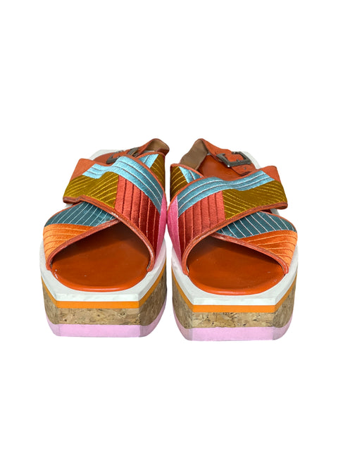 Calzado Clergerie Corcho Naranja- Talla 39