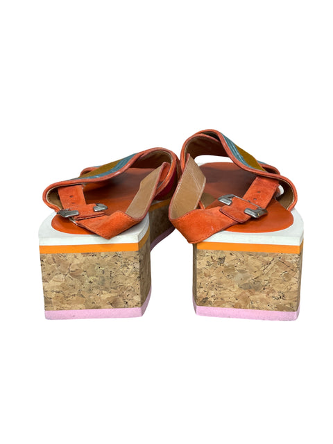 Calzado Clergerie Corcho Naranja- Talla 39