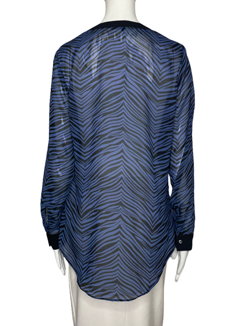 Blusa Azulu Mangas Rayas Azul-Talla 3