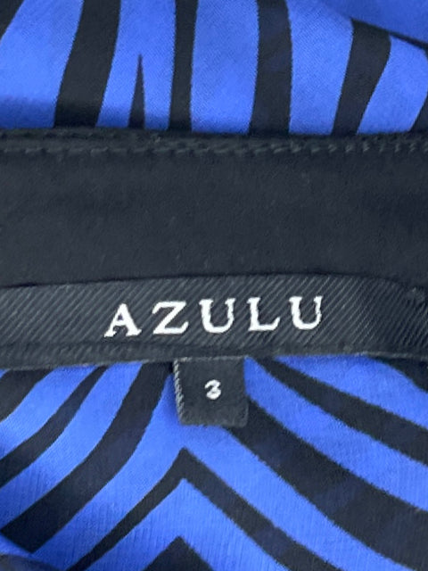 Blusa Azulu Mangas Rayas Azul-Talla 3