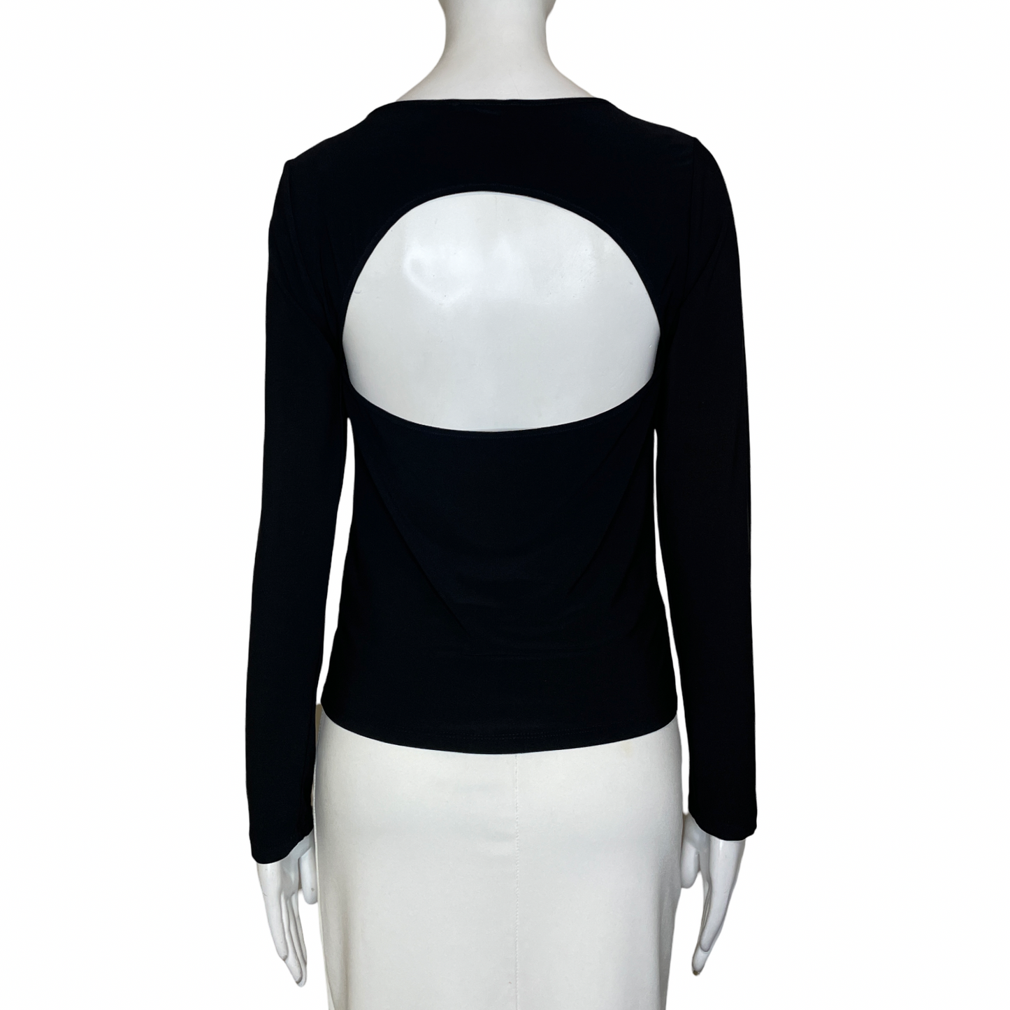 Sweater ZARA Mangas Larga CutOut Negro - Talla M