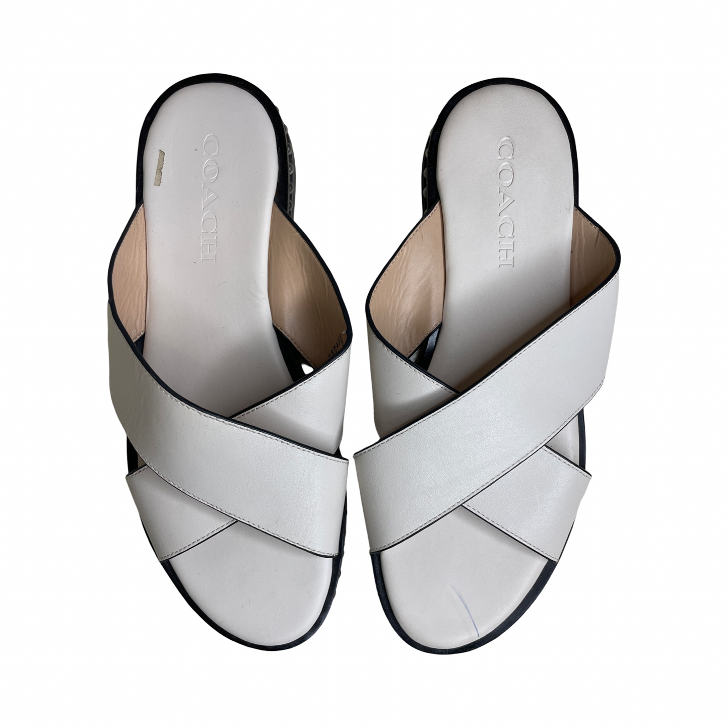 Sandalias COACH Piedras Blanco - Talla 7