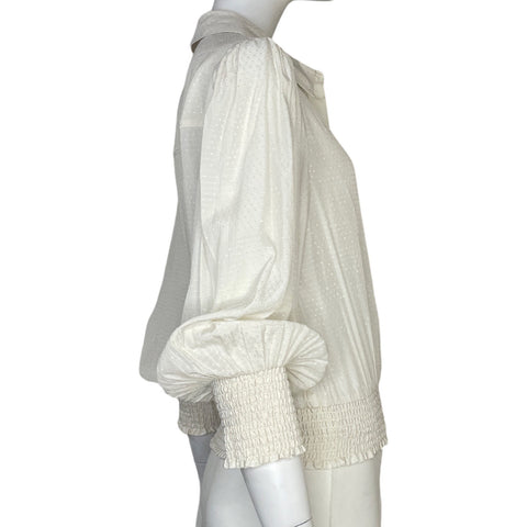 Blusa 1. State  Mangas Larga Blanco - Talla S