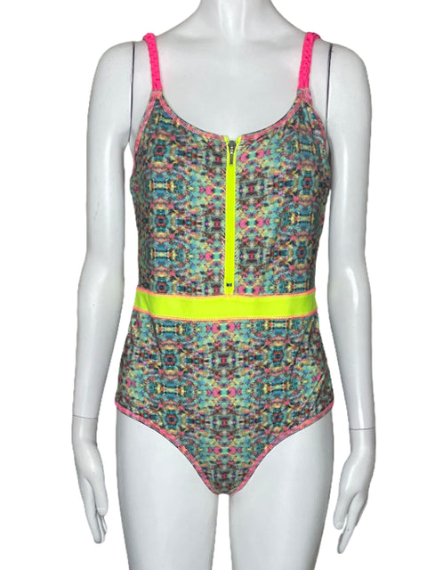 Vestido de Baño Mar De Rosas Estampado Rosado-Talla L