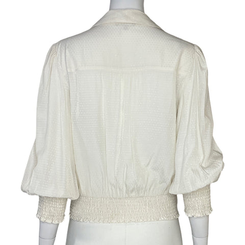 Blusa 1. State  Mangas Larga Blanco - Talla S