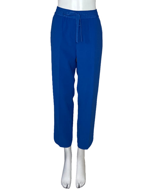 Pantalón Kenneth Cole Fruncido Azul-Talla S