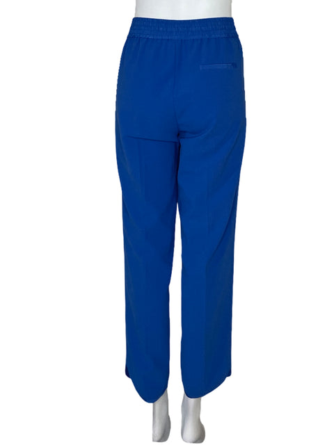Pantalón Kenneth Cole Fruncido Azul-Talla S