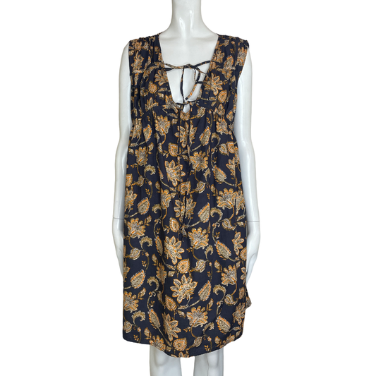 Vestido MNG Estampado Floral Azul - Talla M